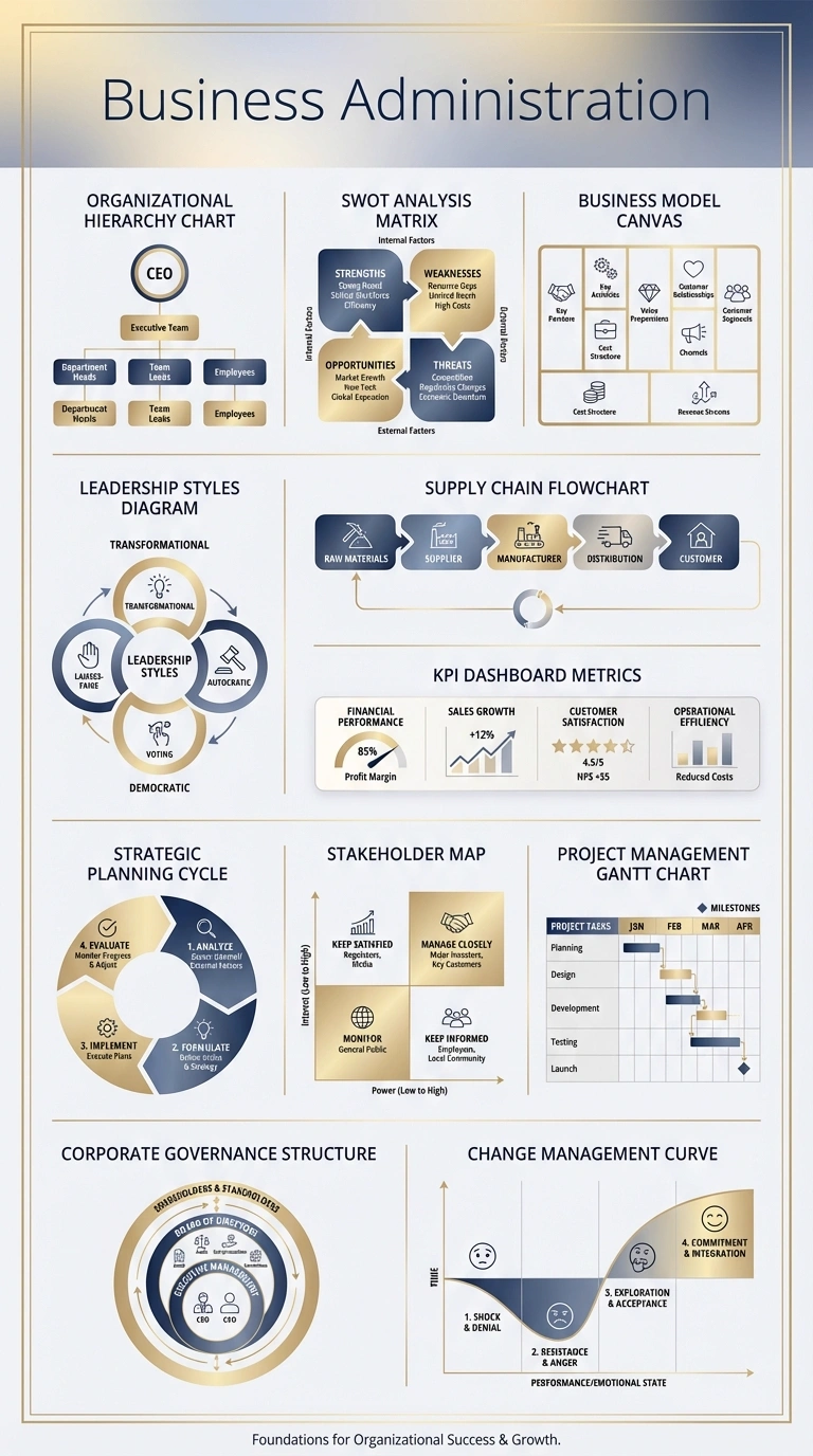 Business Administration Infographic