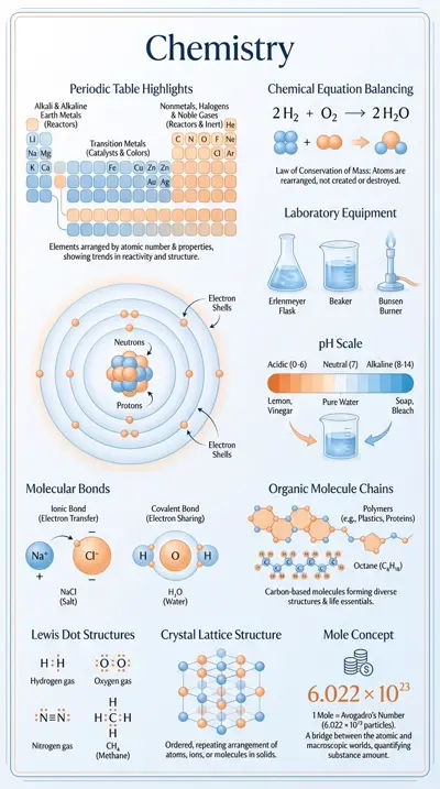 Chemistry Infographic - Visual Study Guide